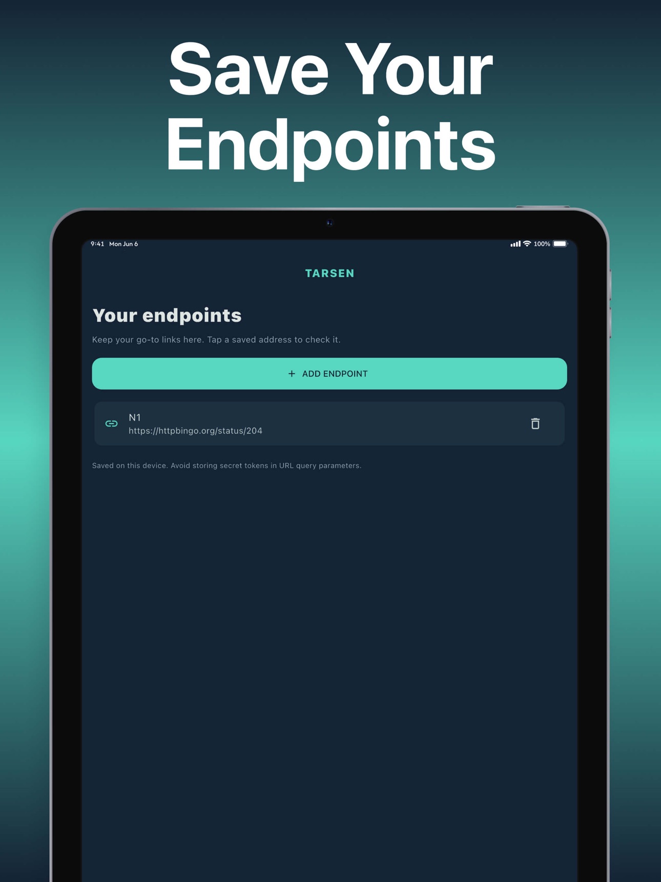 Screenshot 5 of Tarsen: HTTPS Endpoint Check