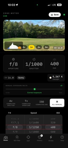 Zone Meter screenshot