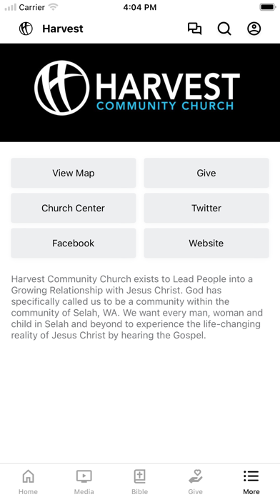Harvest Church Screenshot