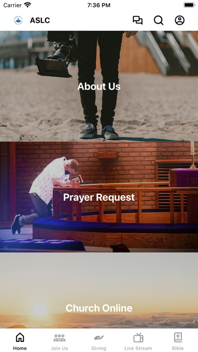 Screenshot 1 of Abiding Savior Lutheran Church App