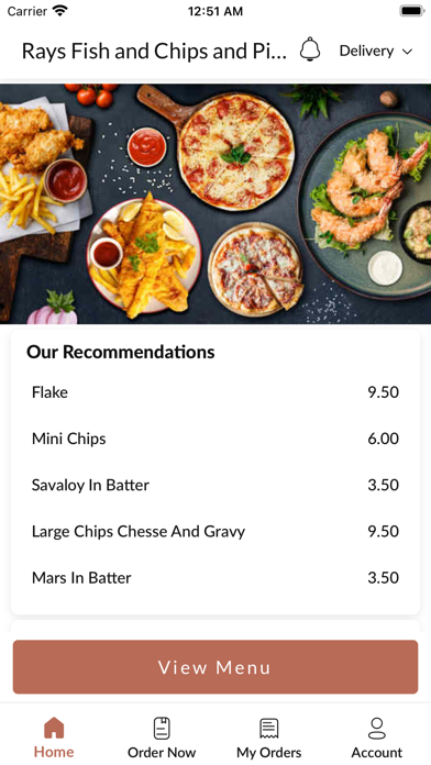 Rays Fish & Chips and Pizza Screenshot