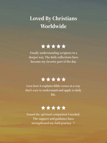 Faithy: Devotional & Prayer iPad screenshot