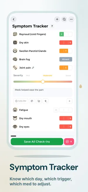 Sjogrens Tracker screenshot 2