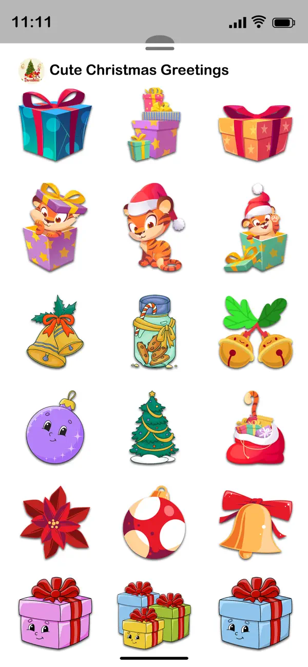 Screenshot #3 pour Cute Christmas Greetings