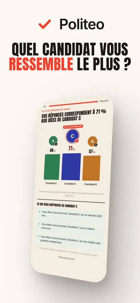 Politeo · Présidentielle 2027 - Application Actualités | MWM