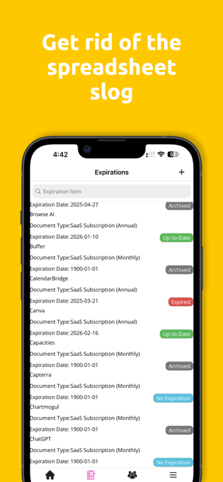 Expiration Reminder Screenshot 2 of 4