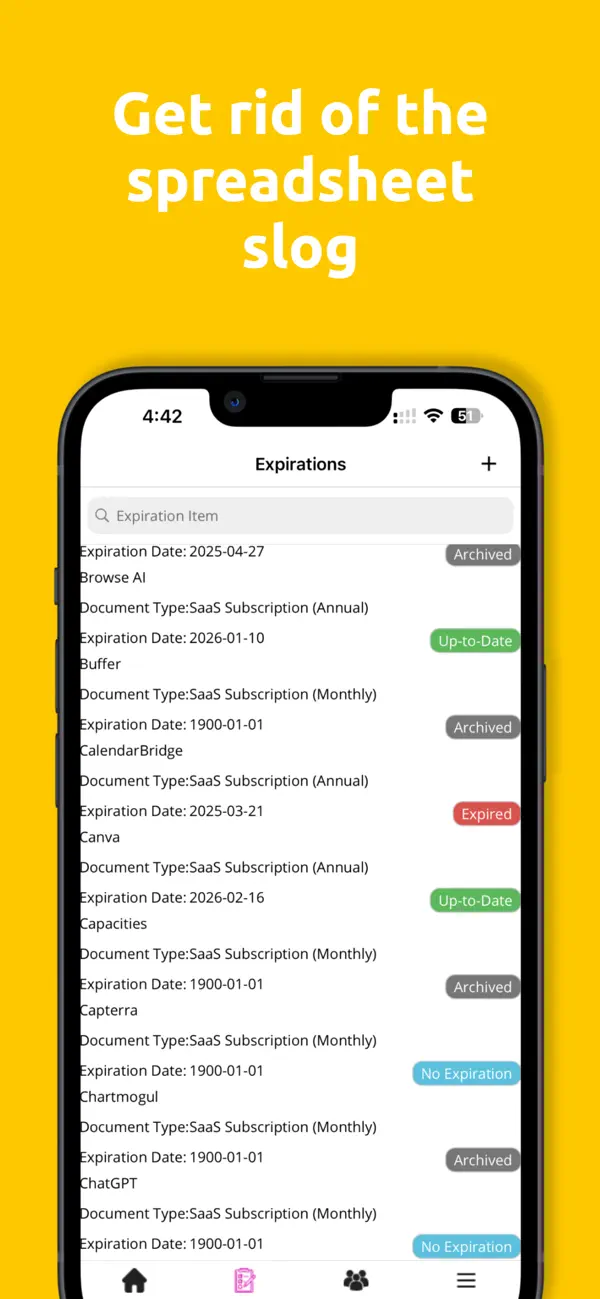 Screenshot #2 pour Expiration Reminder