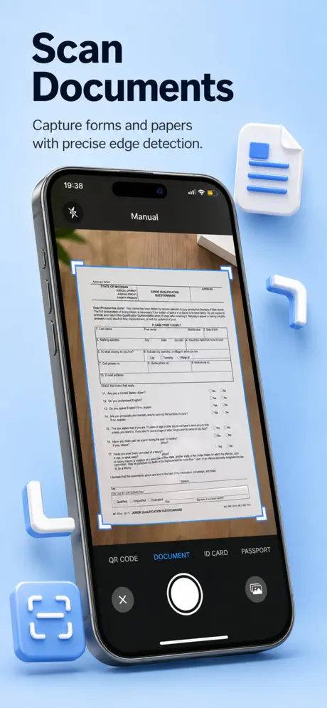 PDF Scan & Edit app screenshot