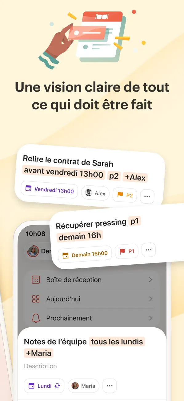Screenshot #2 pour Todoist : to do list et agenda