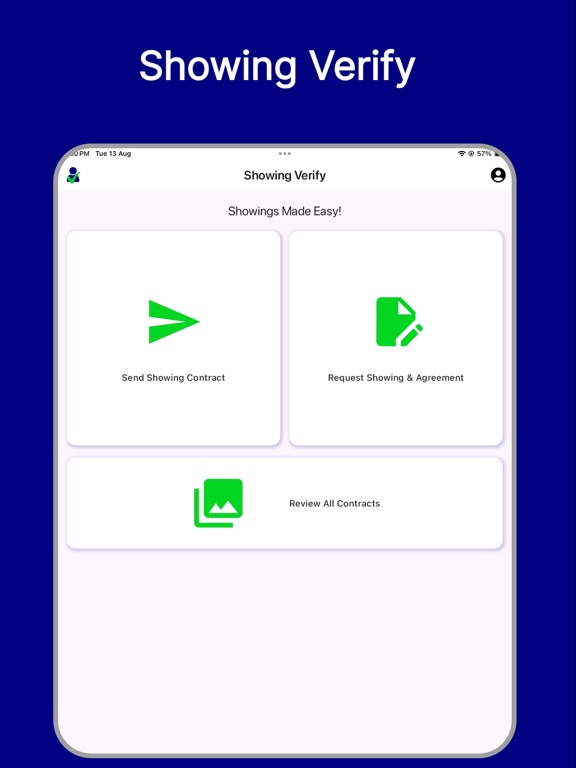 Showing Verify iPad screenshot 1 - Business app
