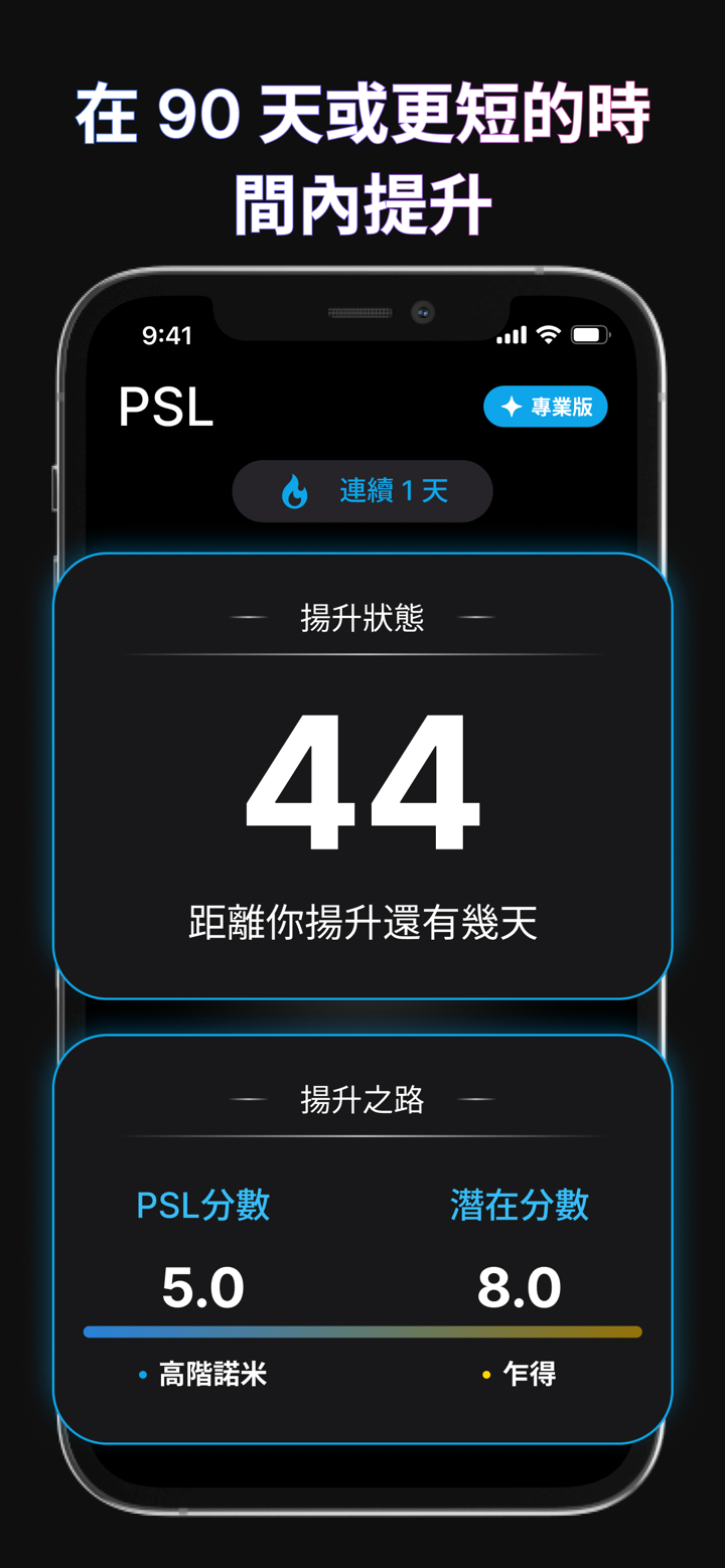 PSL AI - 顏值評分與下頜線分析 screenshot 2