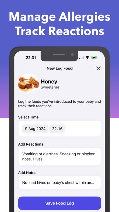 Starting Solids - Baby Food Screenshot