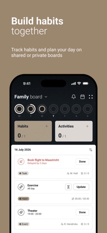 Eumento: shared habits Screenshot 1 of 4