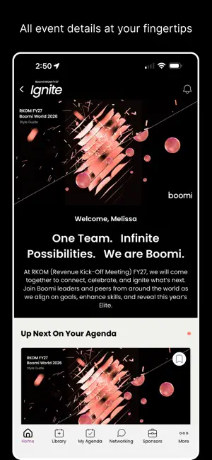 Boomi Events screenshot 1