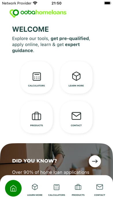 ooba home loan app Screenshot