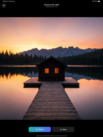 PuzzPic: Photo Puzzle Maker iPad screenshot