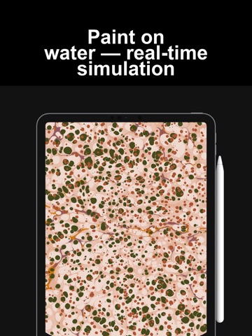 Ebru — Marbling Studio iPad screenshot