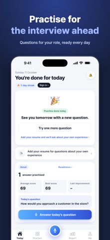 AI Interview: Job Practice Screenshot 1 of 5