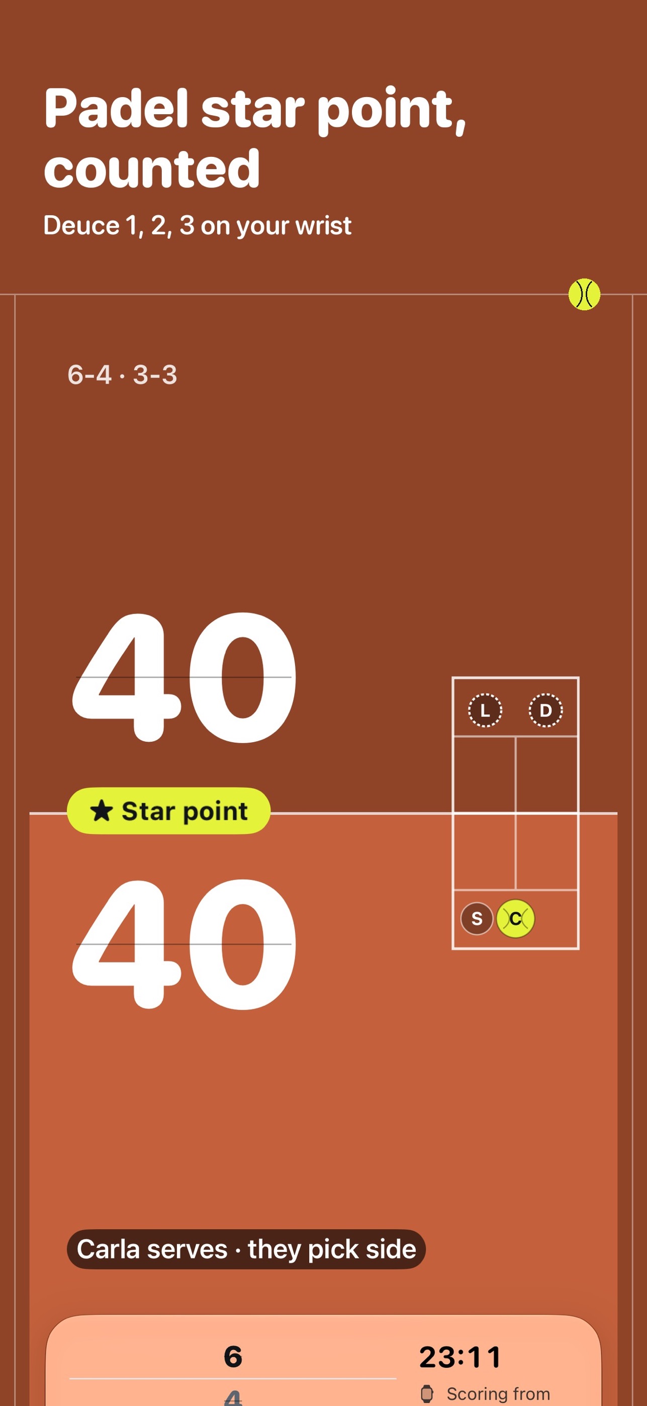 Screenshot 1 of Tallyline: Pickleball & Padel
