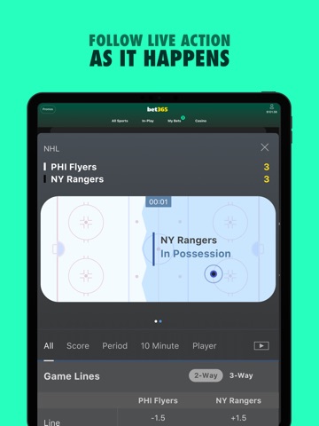 bet365 Sports Betting iPad screenshot 6