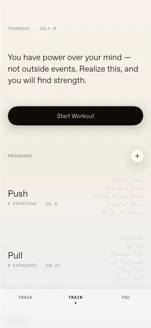 Marble: Training Journal screenshot 1