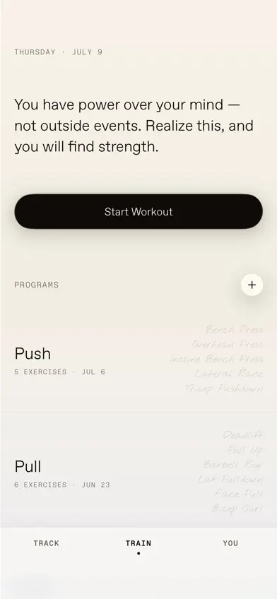 Marble: Training Journal screenshot 1