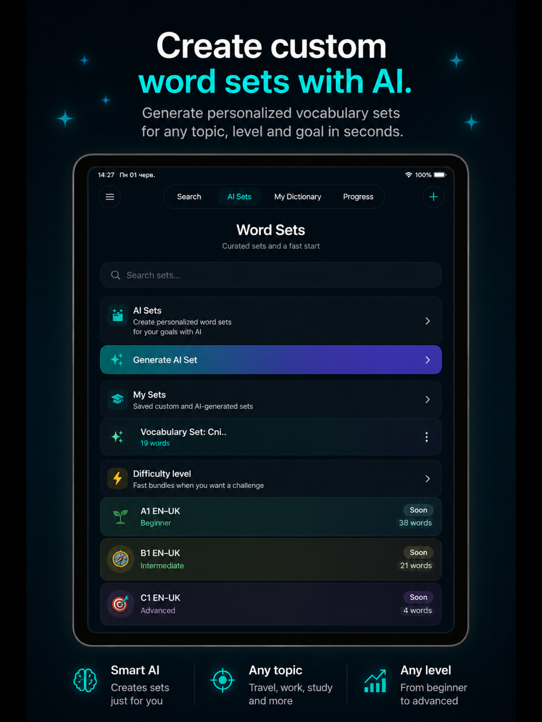 Wordy: AI Vocabulary