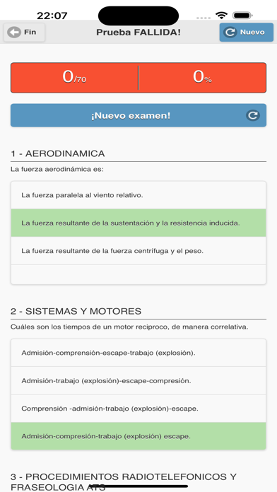 Quiz Piloto Privado en LSA Screenshot