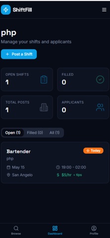 ShiftFill Screenshot 1 of 3