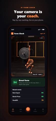 FORMA: Form Check & Workouts Screenshot 1 of 10