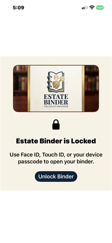 Estate Binder screenshot 2 of 7