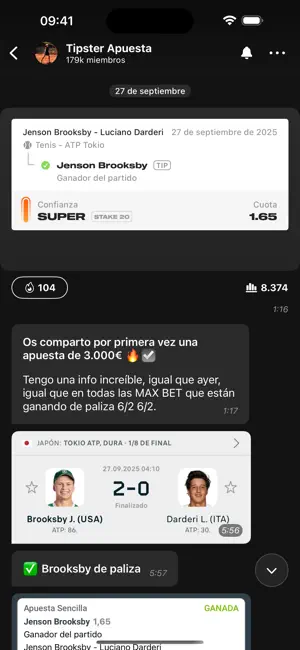 Tipster Chat - Top Sport Tips iPhone screenshot 3