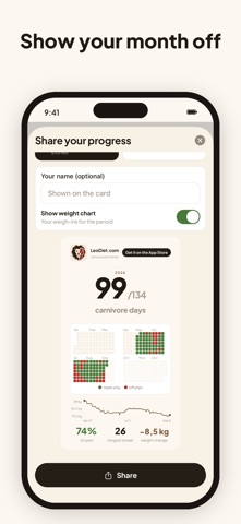 LeoDiet: Carnivore Tracker screenshot
