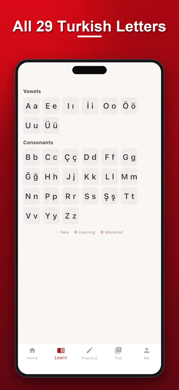 Turkish Alphabet