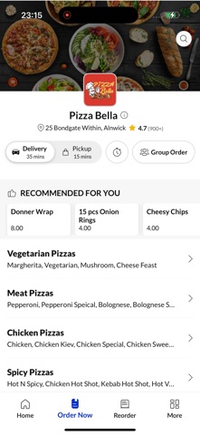 Pizza Rosso. Screenshot 2 of 4