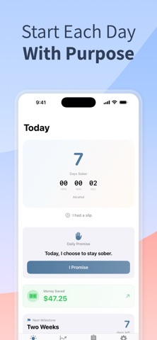 SoberNudge - Sobriety Tracker Screenshot 3 of 6