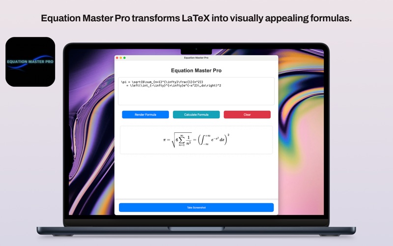 Equation Master Pro iPhone screenshot