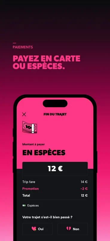 Heetch - Commandez un VTC 24/7 screenshot 6 of 8