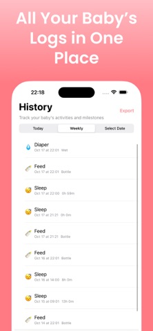 Baby Tracker & Pregnancy・Elisa iPhone screenshot