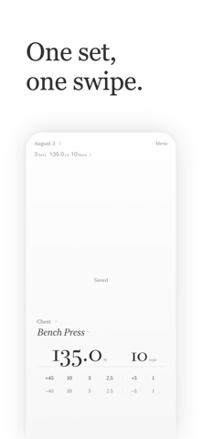 VOID: Minimal Gym Workout Log Screenshot 2 of 7