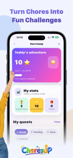 Family habit tracker: ChoresUP screenshot 2