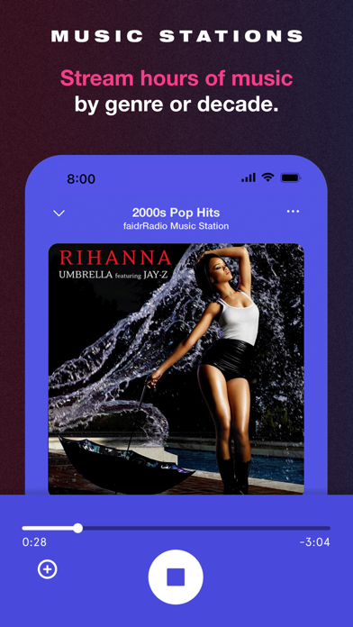 faidr: FM Radio app iPhone screenshot 5 - Music app