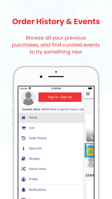 MGM Wine & Spirits Screenshot