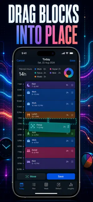 Hour by Hour: Color Planner screenshot 2