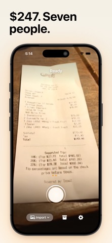 splitty: Split Bills & Tip Screenshot 1 of 9