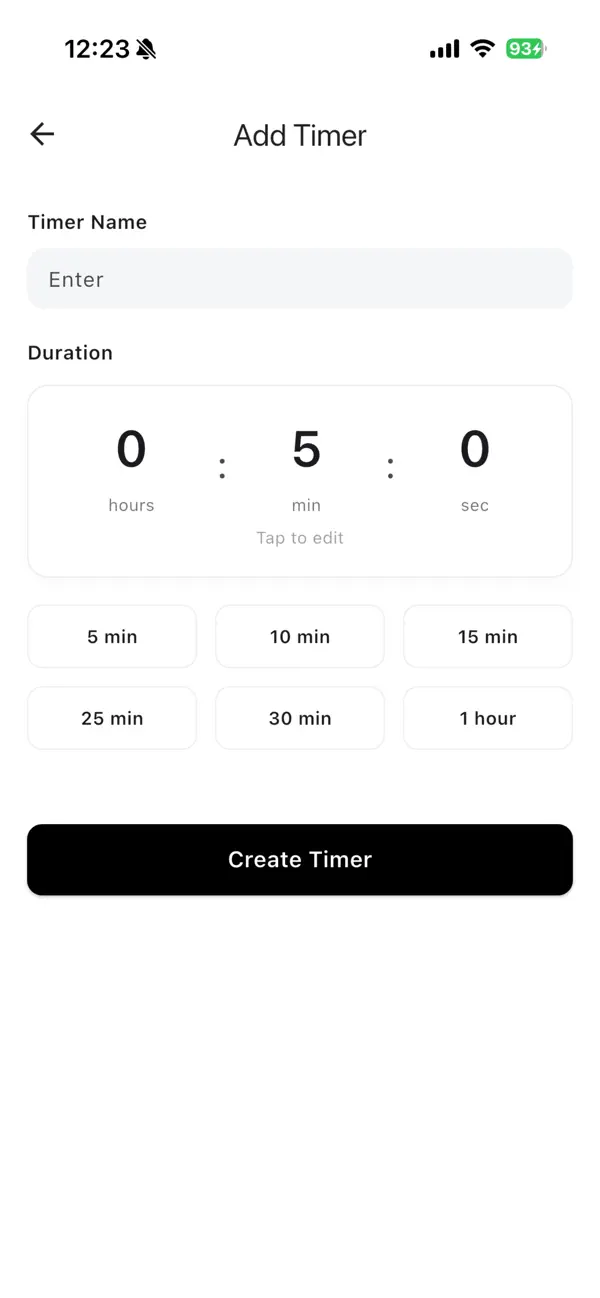 #2. Plain Timer (iOS) Ved: Burak Aytekin