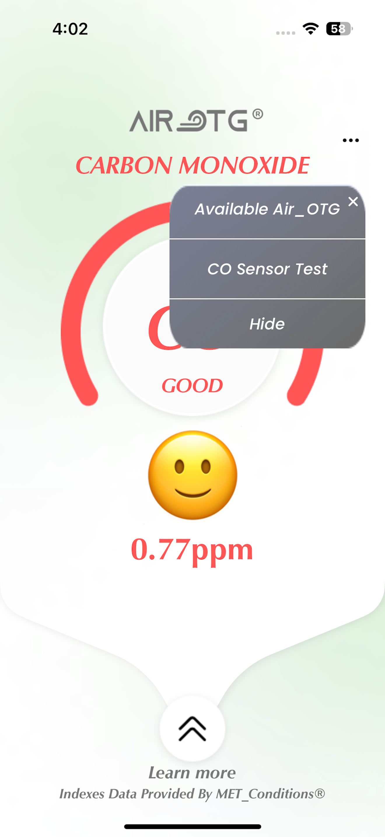 OTG CO Leak Detector screenshot 3