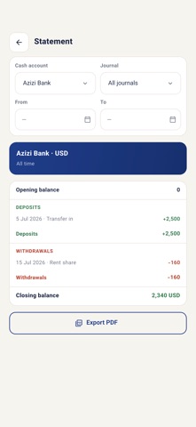 Cash & Expense Management iPhone screenshot