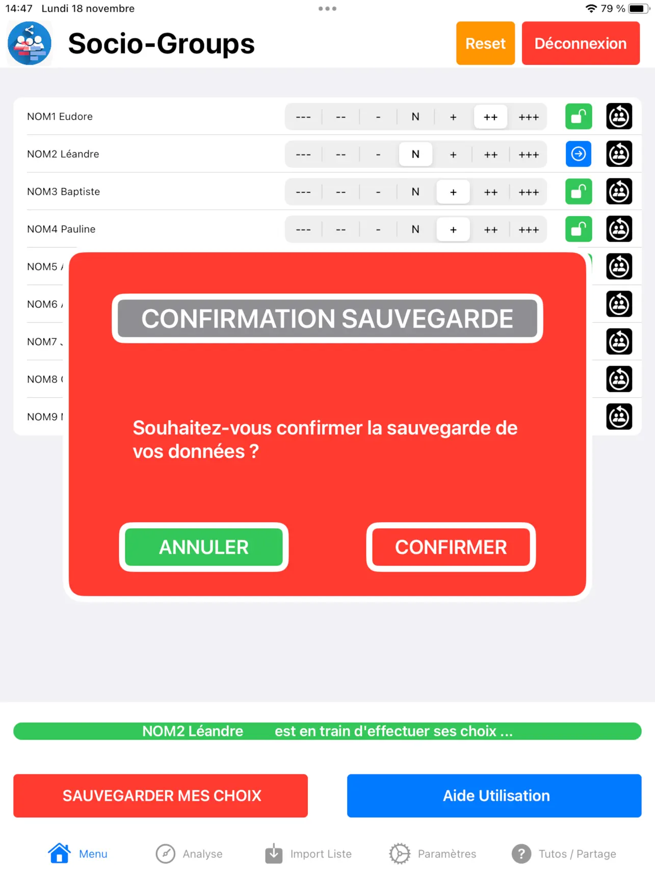 Screenshot #5 pour Socio Groups
