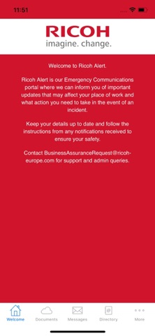 Ricoh Alert Screenshot 1 of 4